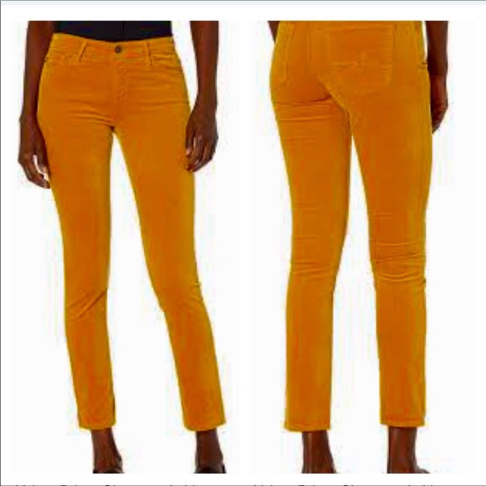 Adriano Goldschmied Prima Cigarette Ankle Velveteen Pants NWOT, Size 28R